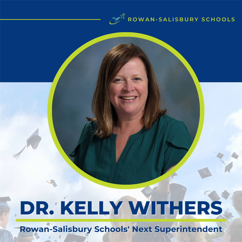  graphic of kelly withers superintendent announcement